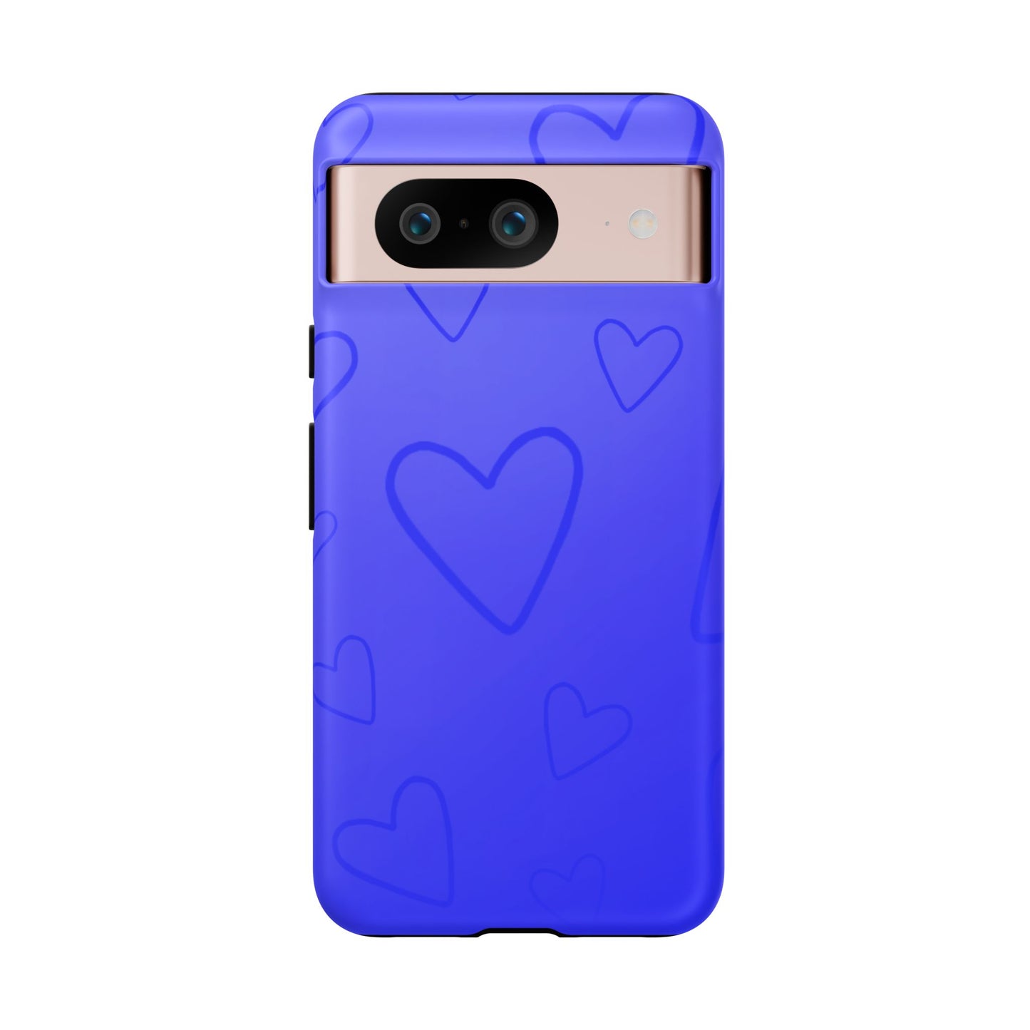 Hearts Blue Tough Cases