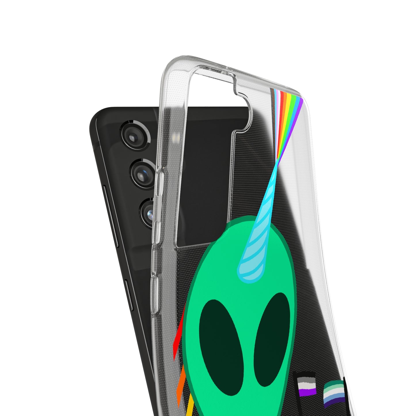 Gay Alien Clear Soft Phone Cases