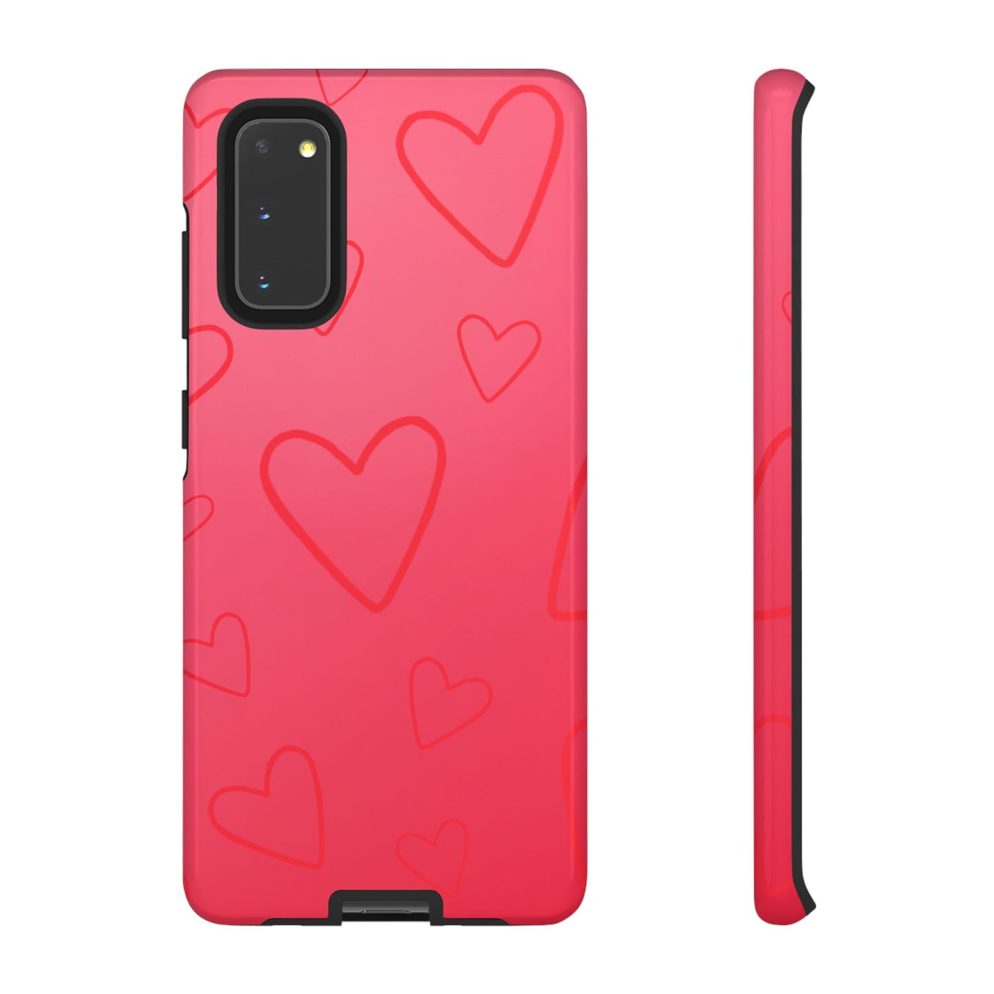 Hearts Red Tough Cases