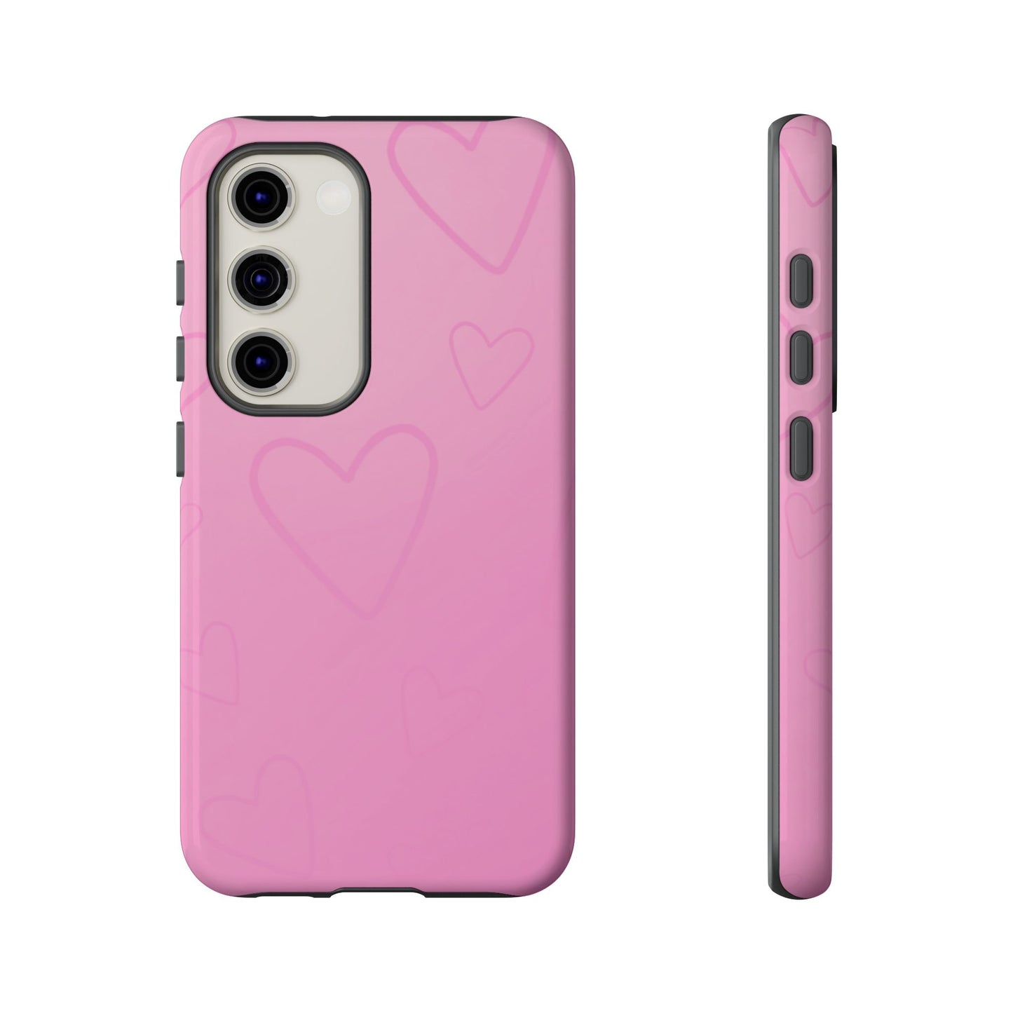 Hearts Pink Tough Cases