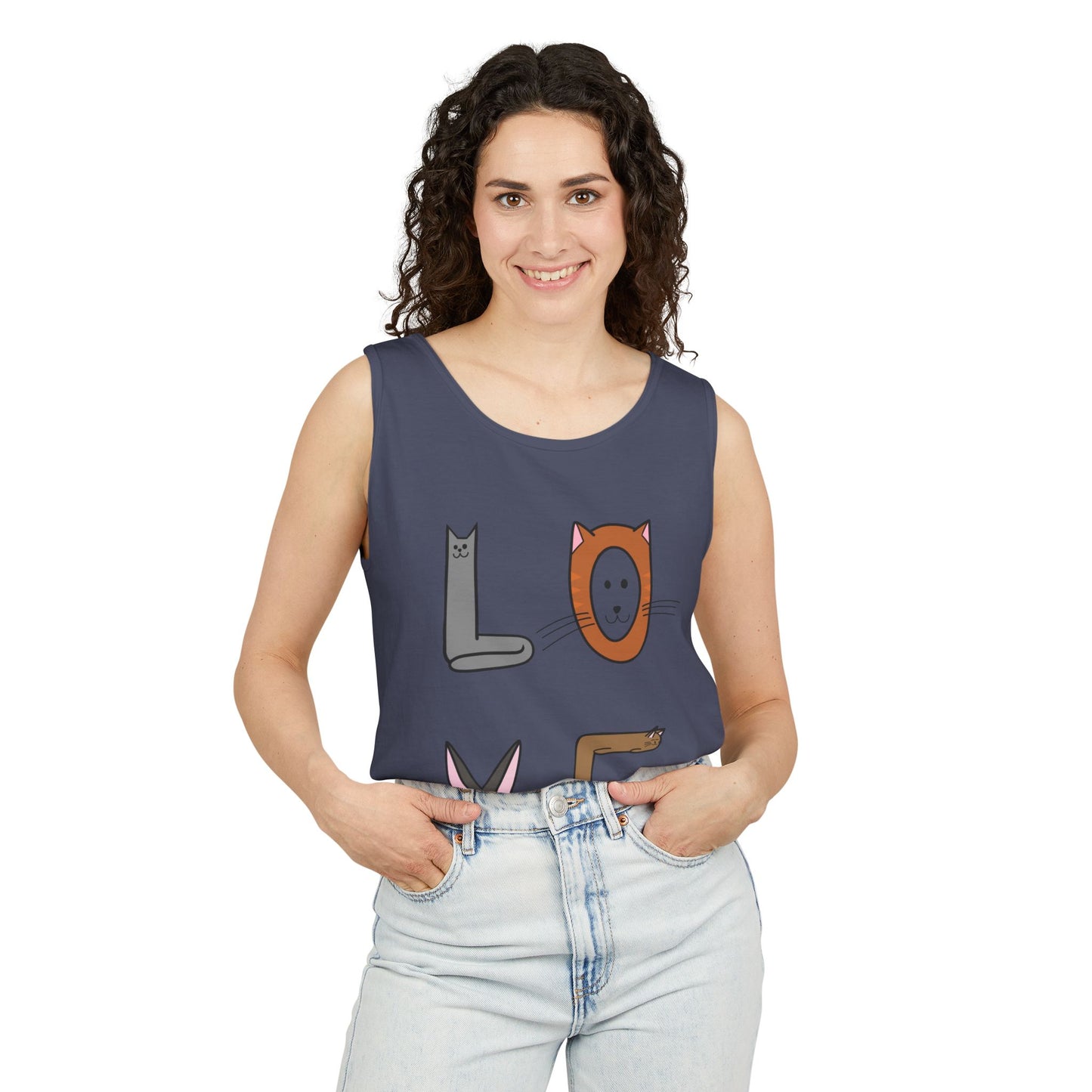 Love Cat Tank Top