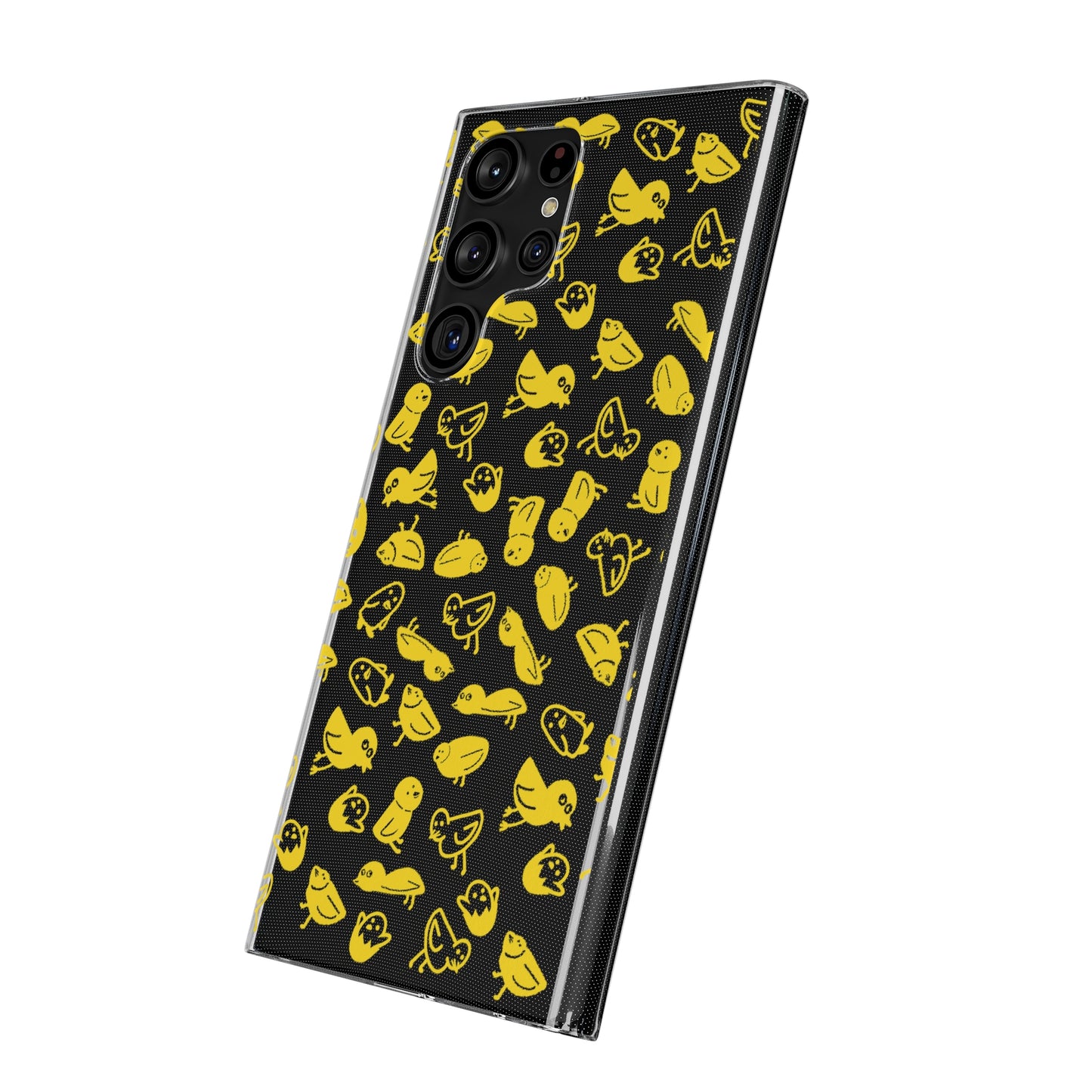 Silly Birds Clear Soft Phone Cases