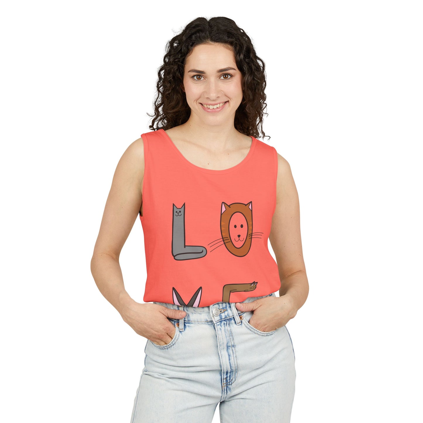 Love Cat Tank Top