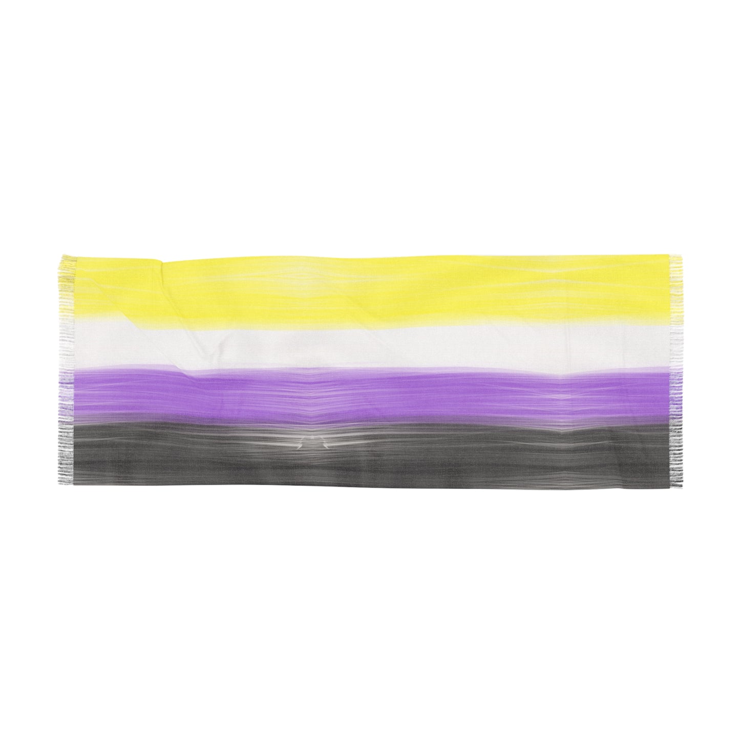 Non Binary Pride Flag Light Scarf