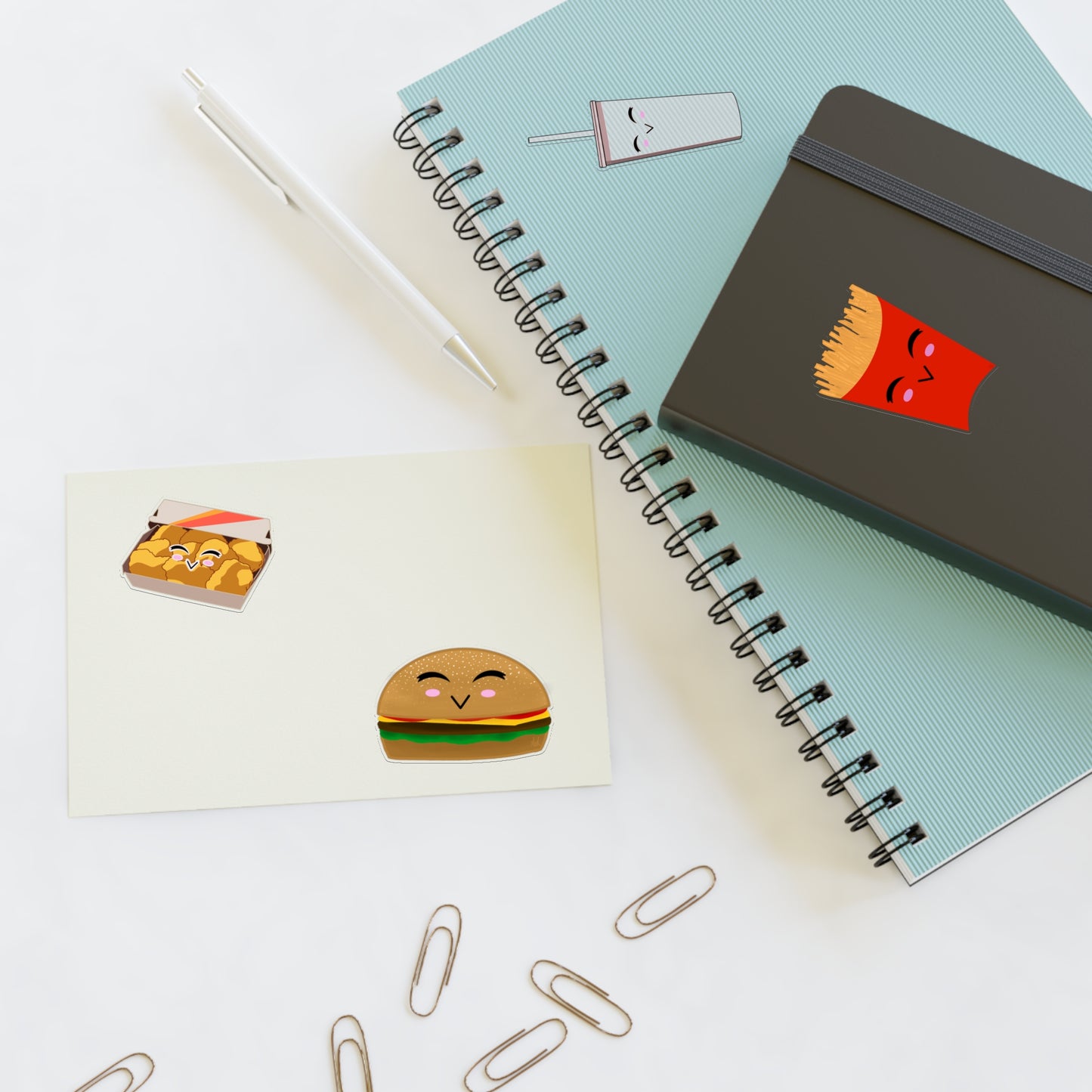 Fast Food Sticker Sheets