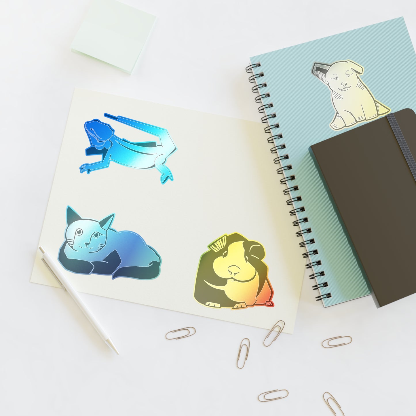 Abstract Pet Sticker Sheets