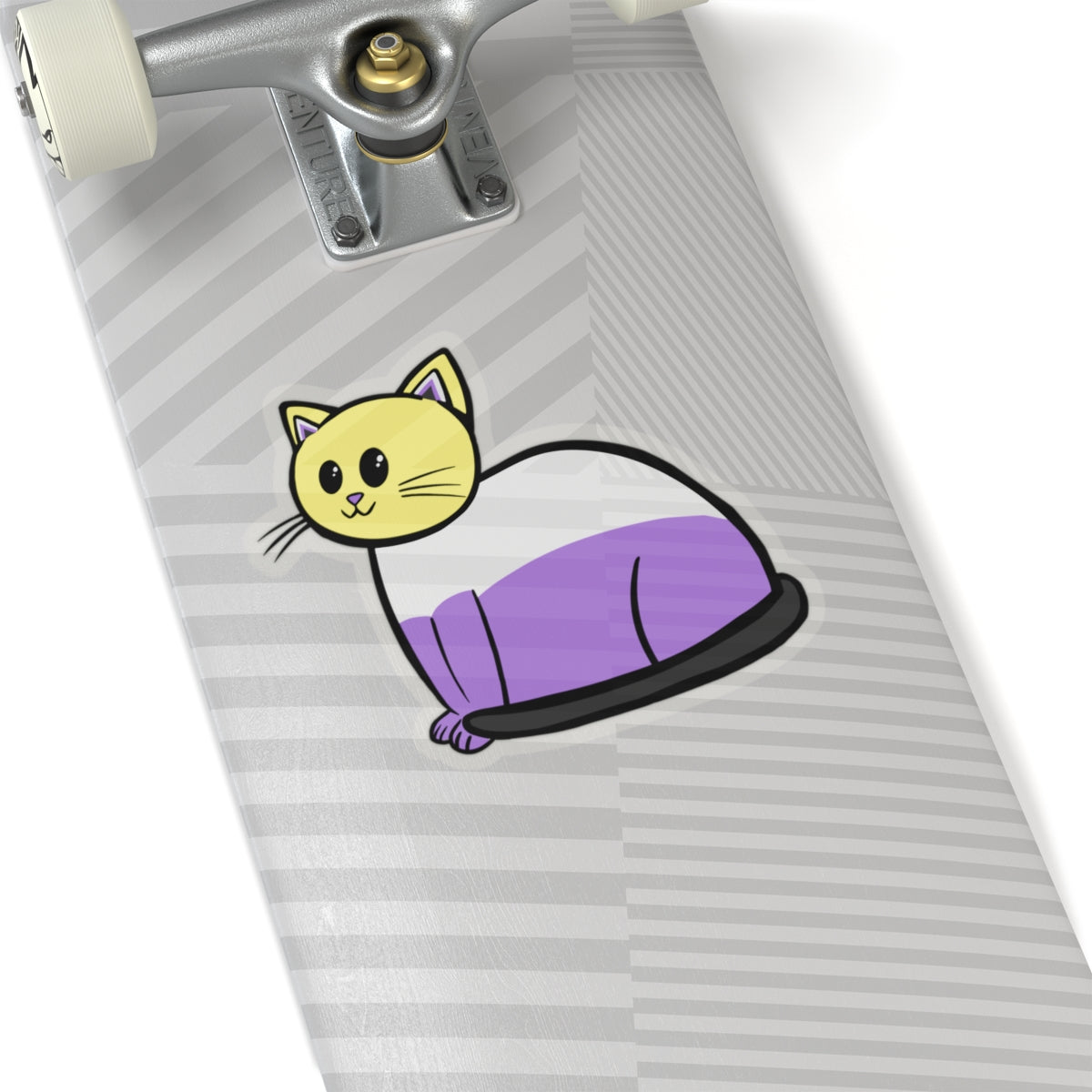 Non Binary Cat Sticker