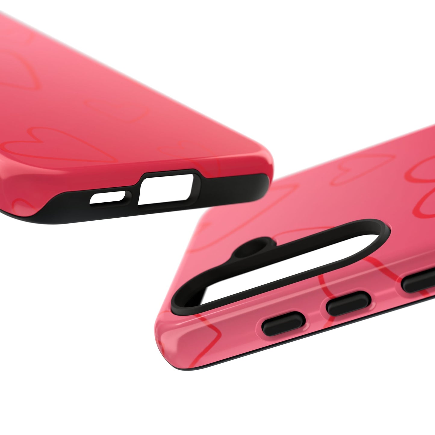 Hearts Red Tough Cases