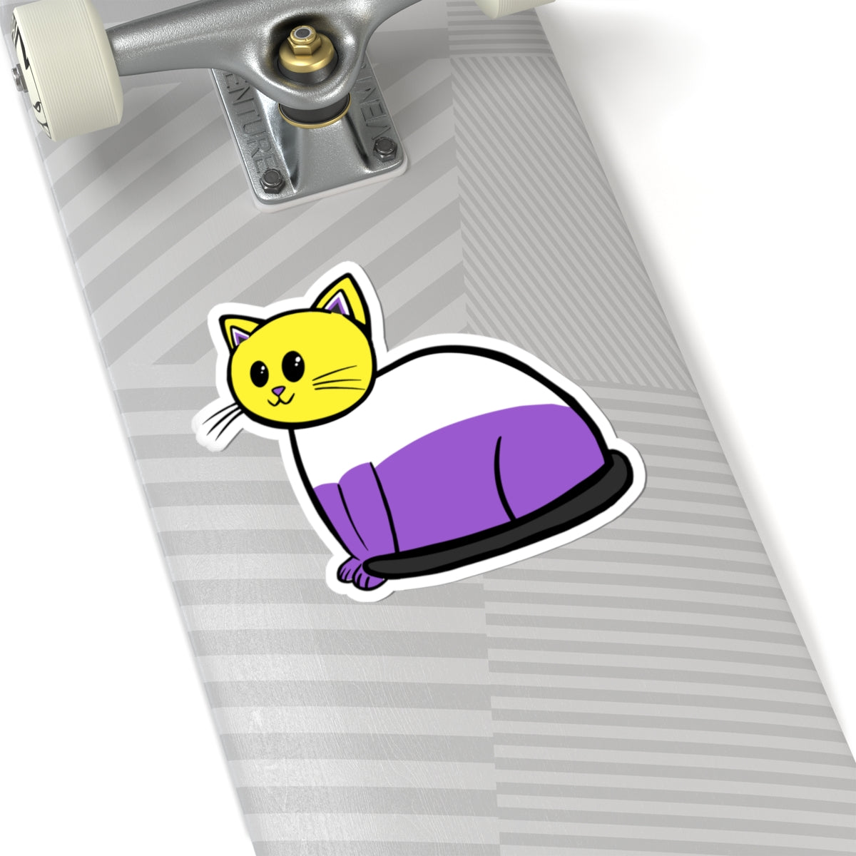 Non Binary Cat Sticker