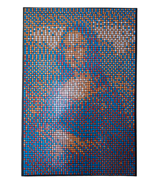 Mona Lisa Rubick's Cube Mosaic