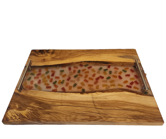 Gummy Bear Charcuterie Board: Resin-Preserved Candy