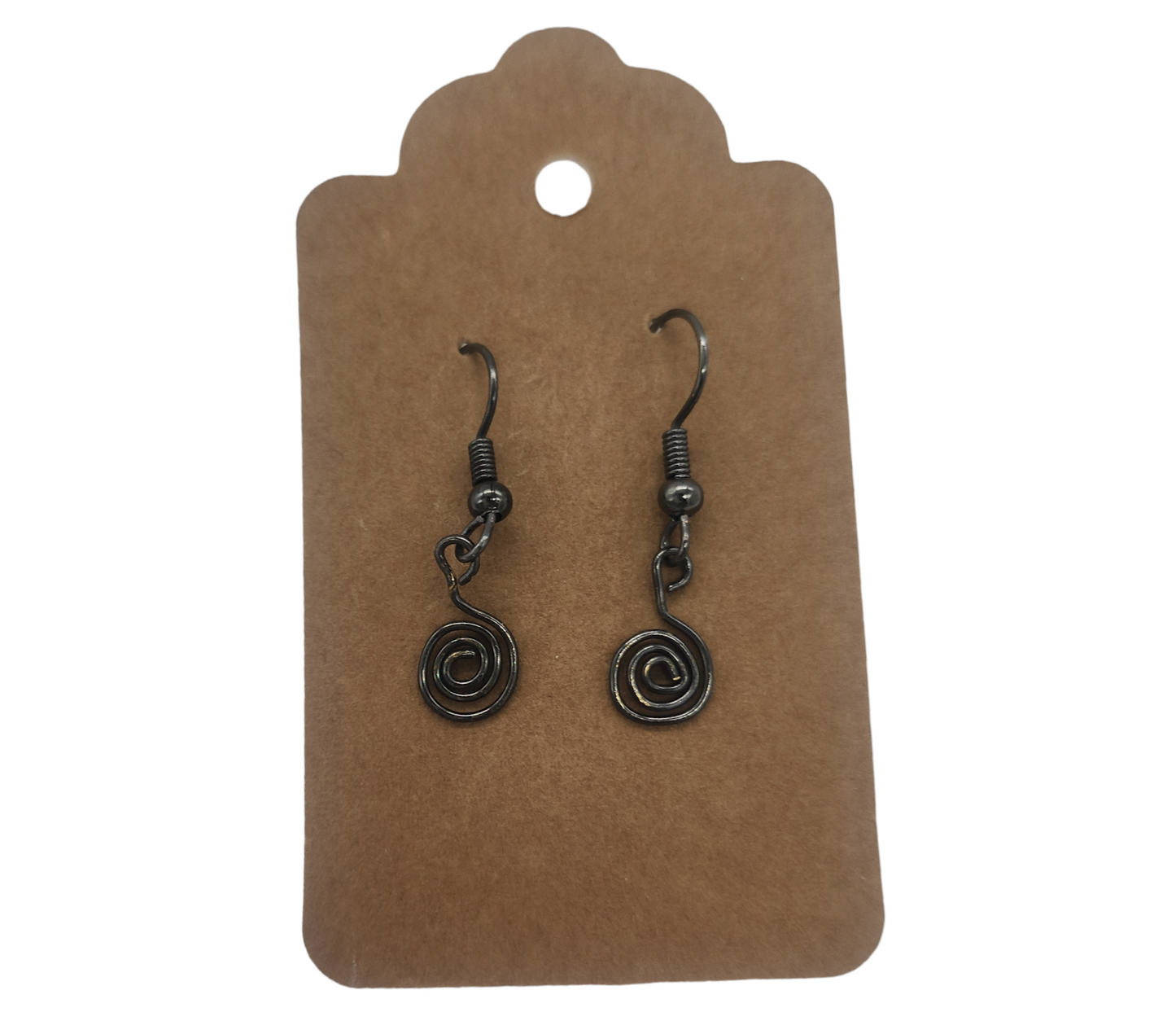 Spiral Copper Wire Earrings