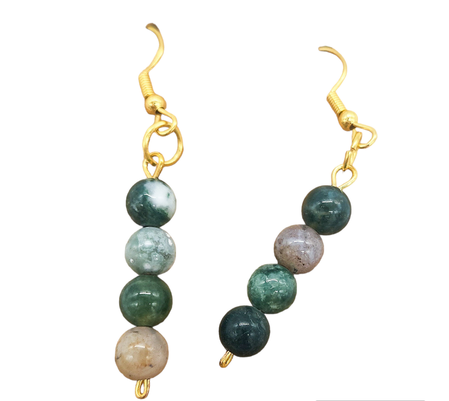 Earth-Toned Gemstone Earrings