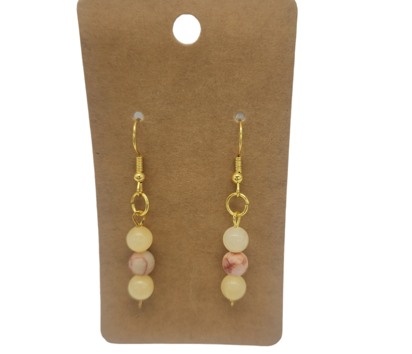 Earth-Toned Gemstone Earrings