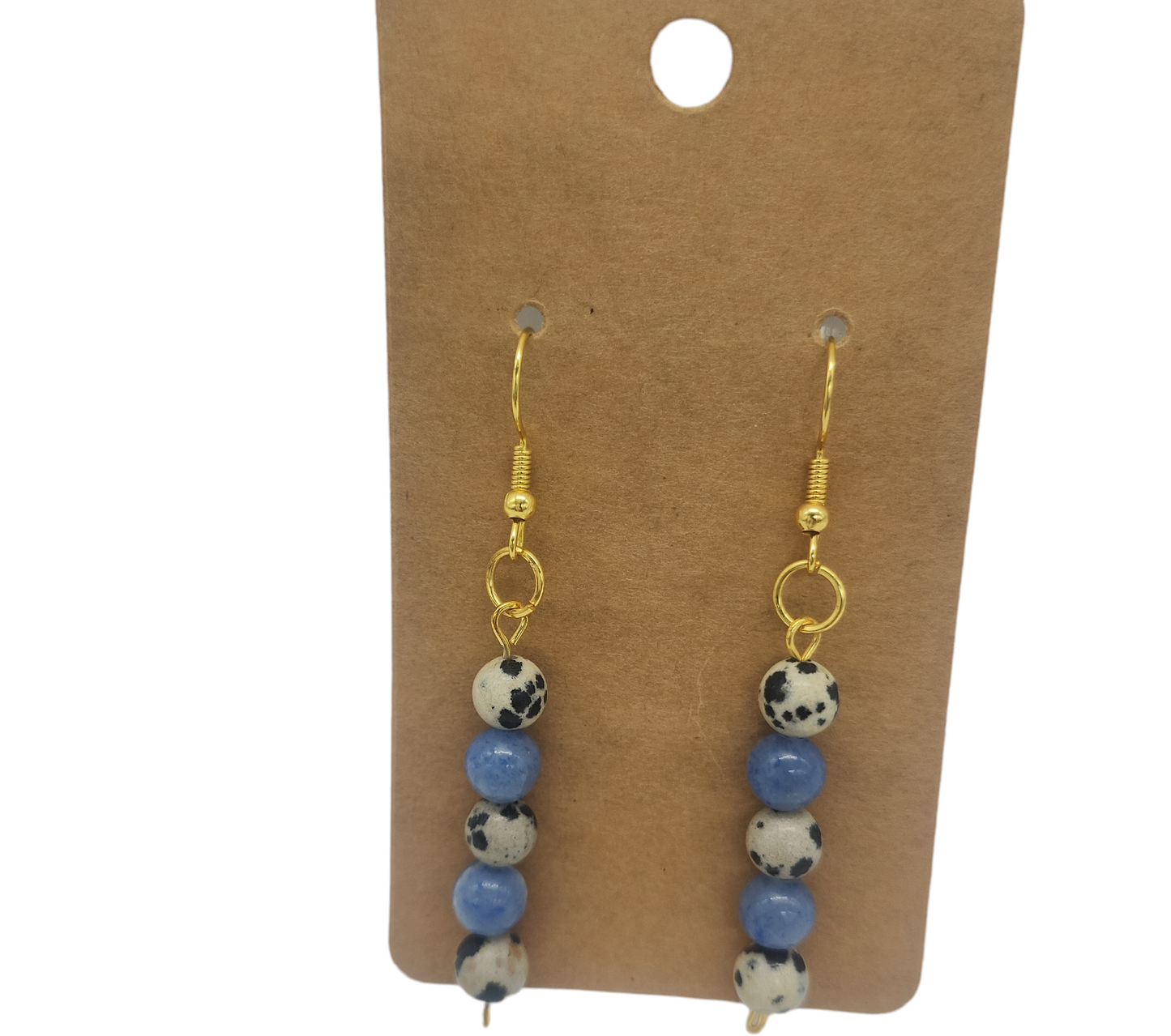 Earth-Toned Gemstone Earrings