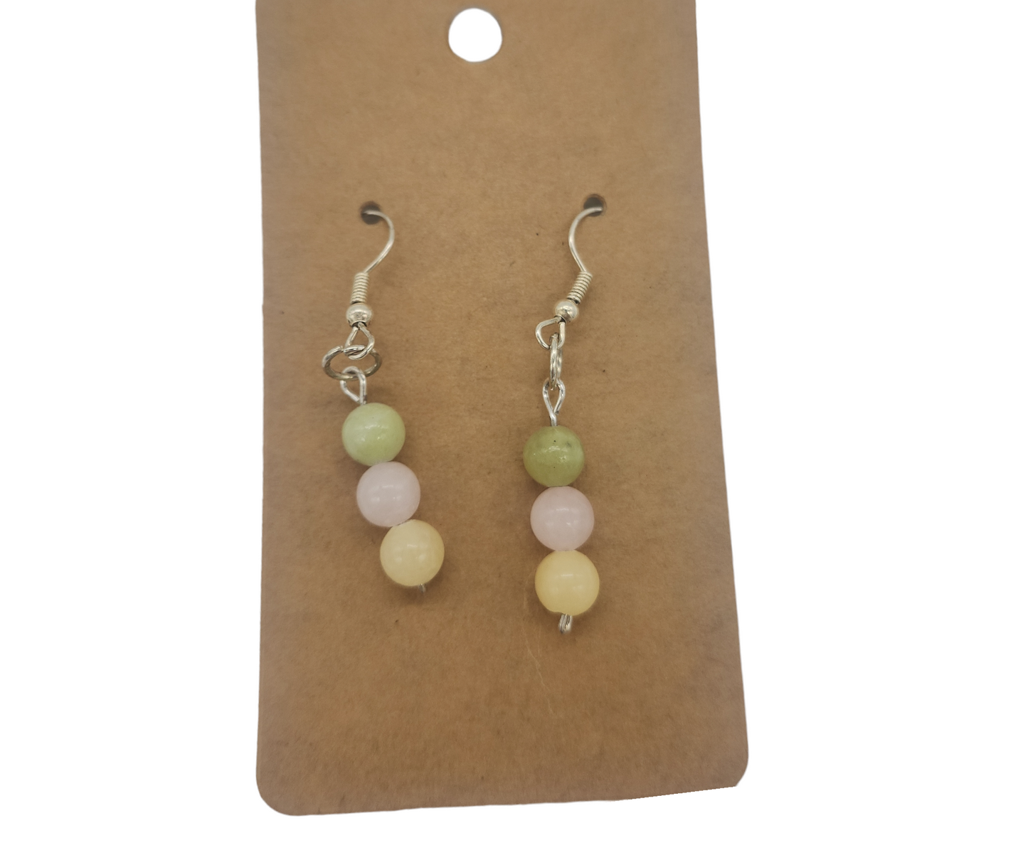 Earth-Toned Gemstone Earrings