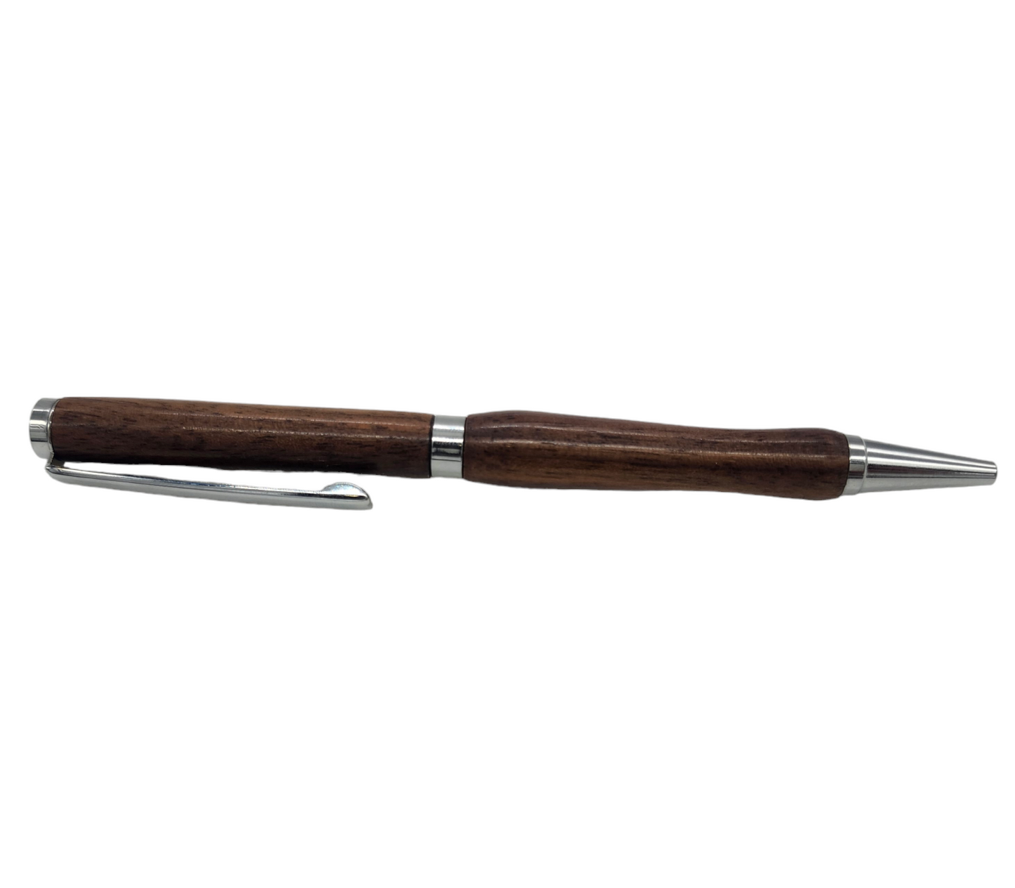 Dark Walnut Pen: Hand Turned Slimline Design