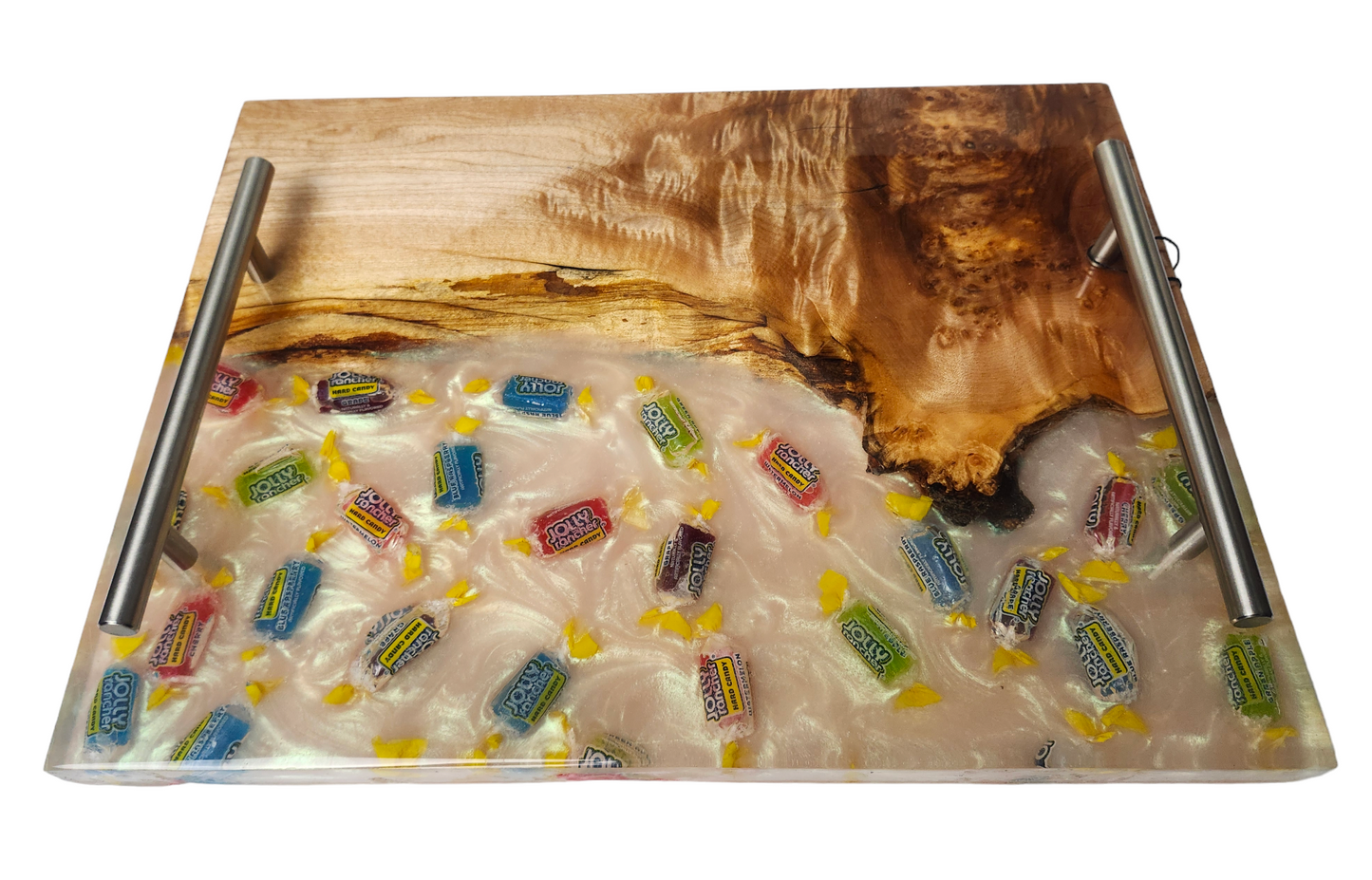 Jolly Rancher Charcuterie Board: Candy in Pearlescent Resin