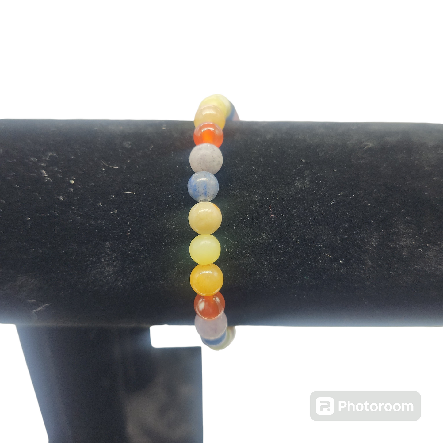 Beaded Gemstone Pride Flag Colors Bracelets