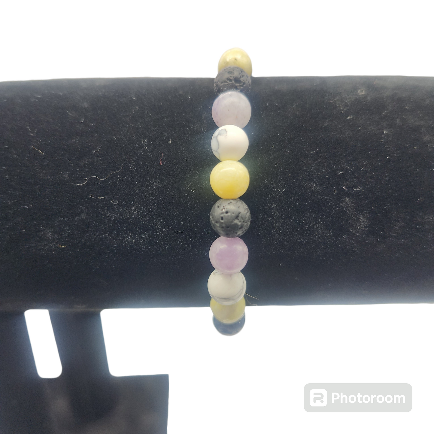 Beaded Gemstone Pride Flag Colors Bracelets