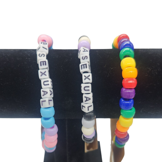 Beaded Pride Bracelets - Flag Colors