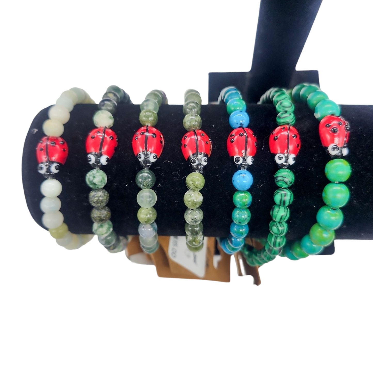 Ladybug Gemstone Bracelets