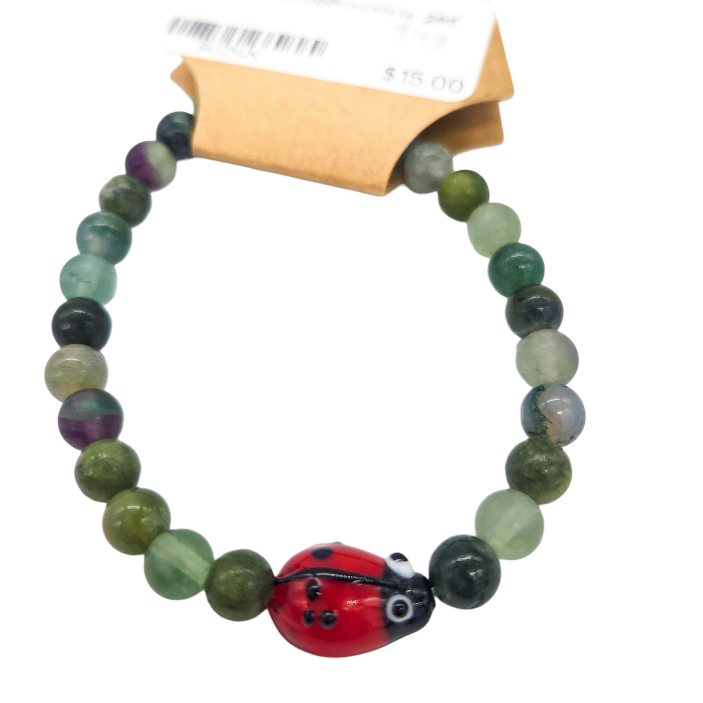 Ladybug Gemstone Bracelets