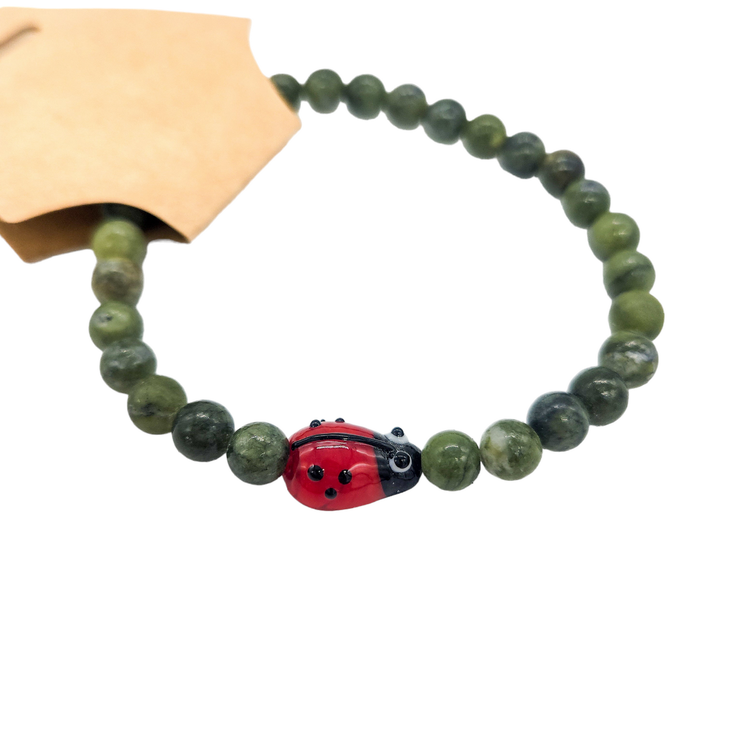 Ladybug Gemstone Bracelets