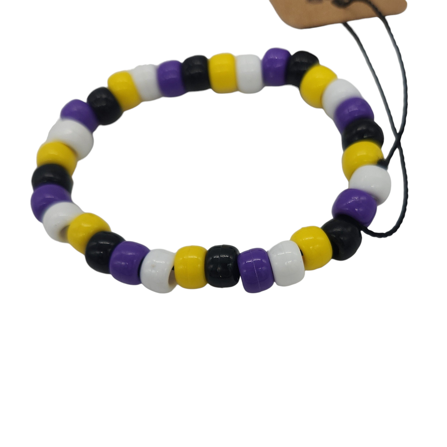 Elastic Beaded Pride Bracelets