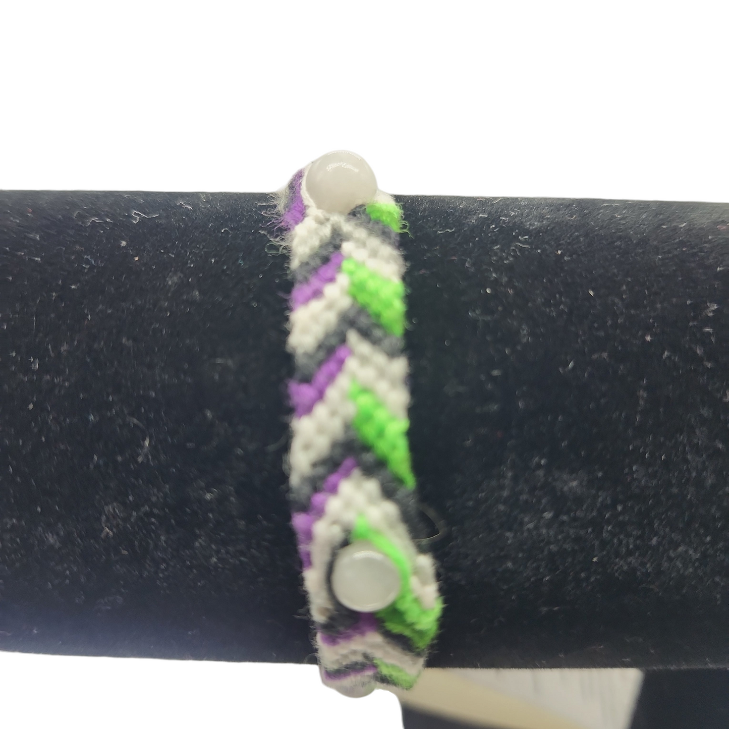 Striped Woven Pride Flag Bracelets