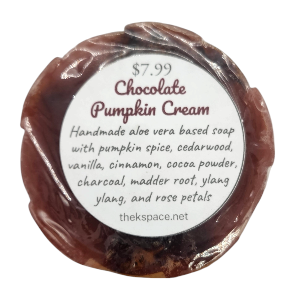 Chocolate Pumpkin Cream Aloe Vera Soap