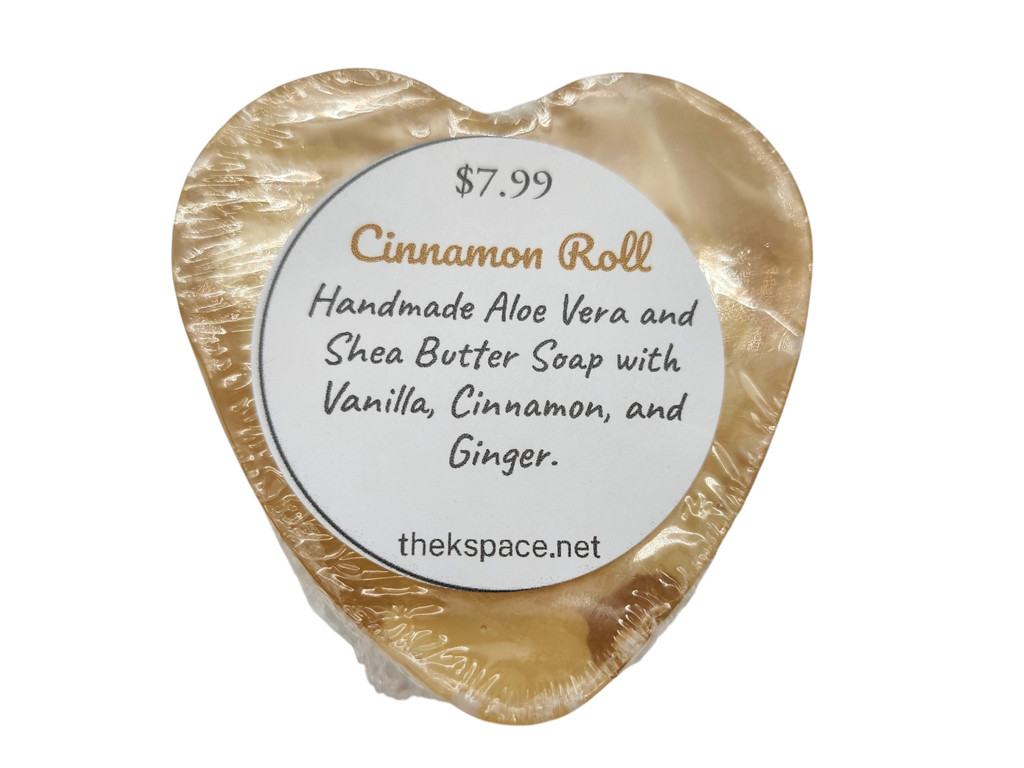 Cinnamon Roll Aloe Vera and Shea Butter Soap