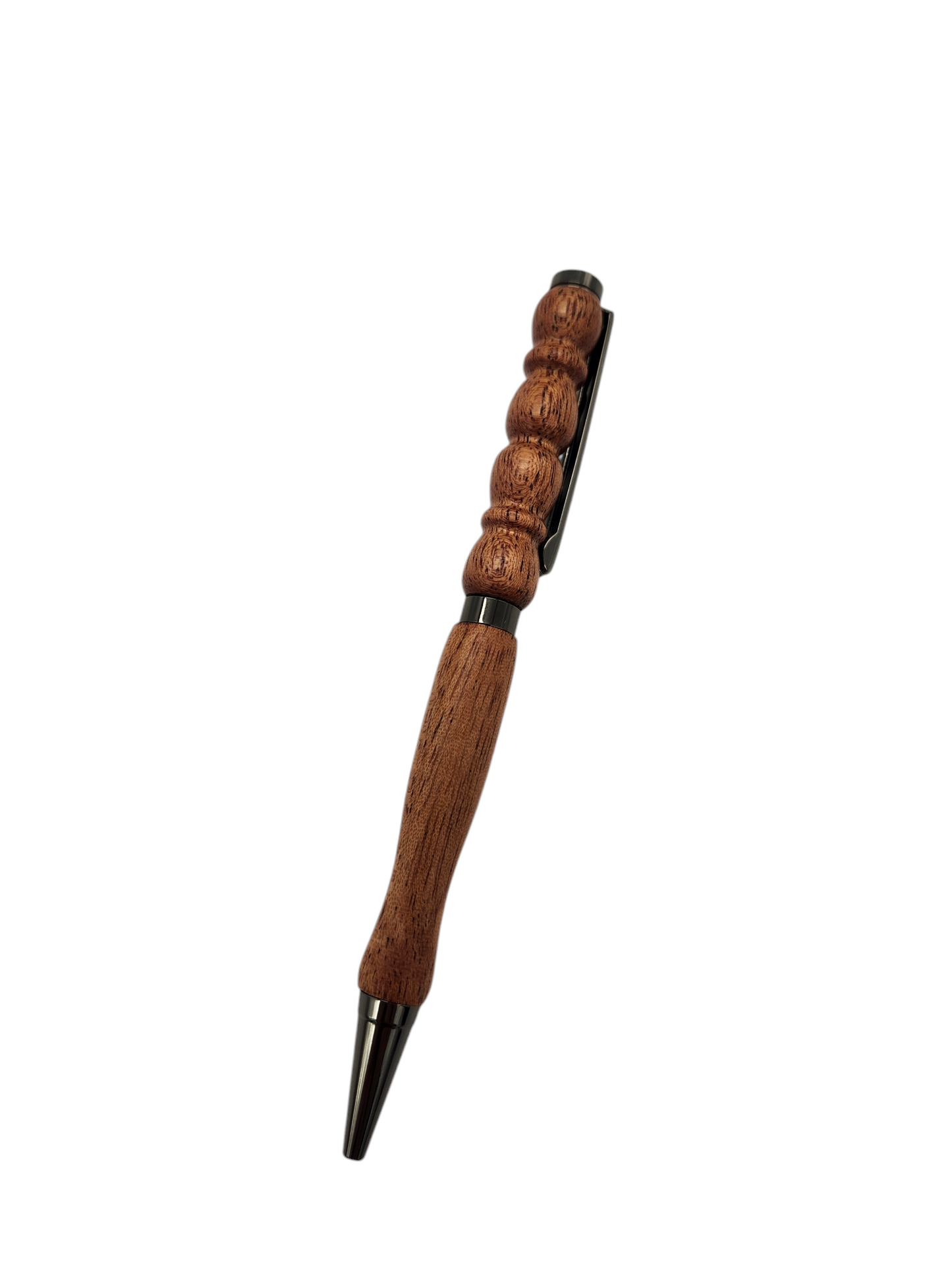 Mahogany Fancy Shape Hand-Turned Pen