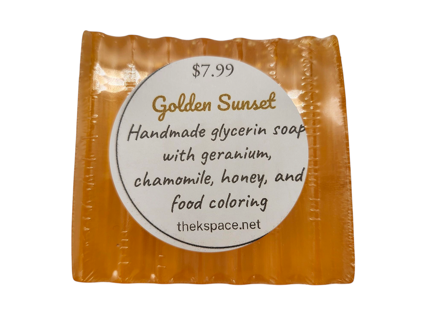 Golden Sunset Glycerin Soap