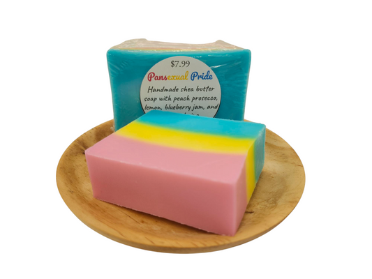 Pansexual Pride Shea Butter Soap
