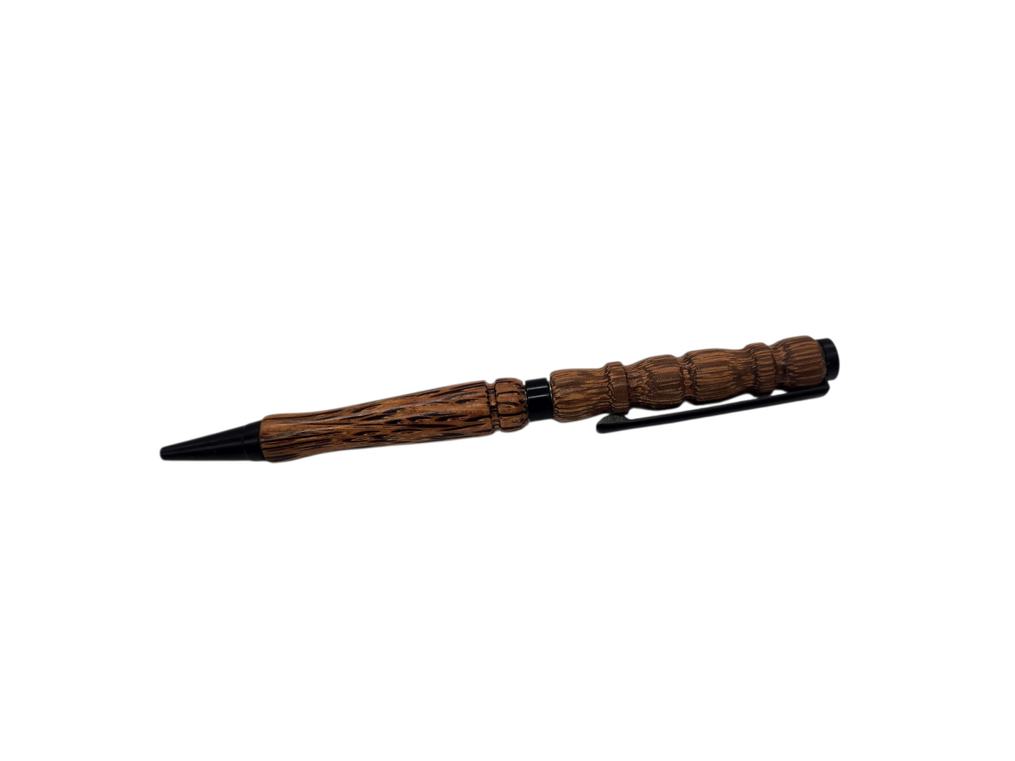Mahogany Fancy Shape Pens: Hand-Turned Slimline Design