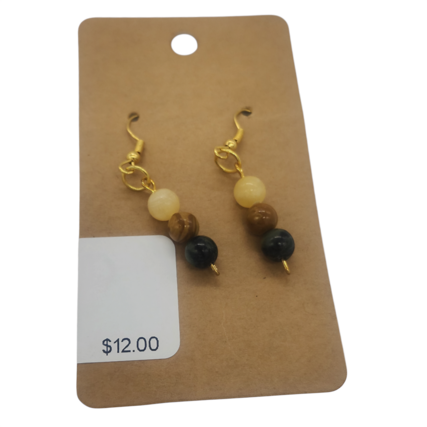 Tarzan Inspired Gemstone Earrings