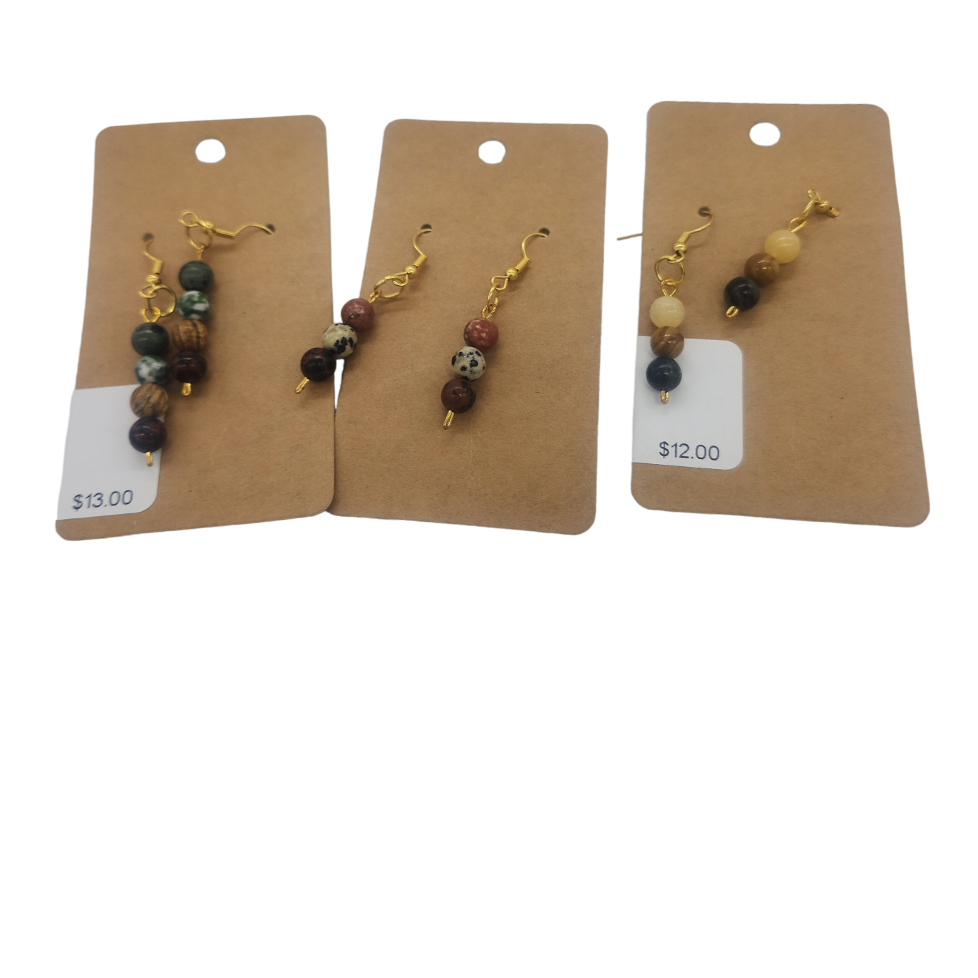 Tarzan Inspired Gemstone Earrings