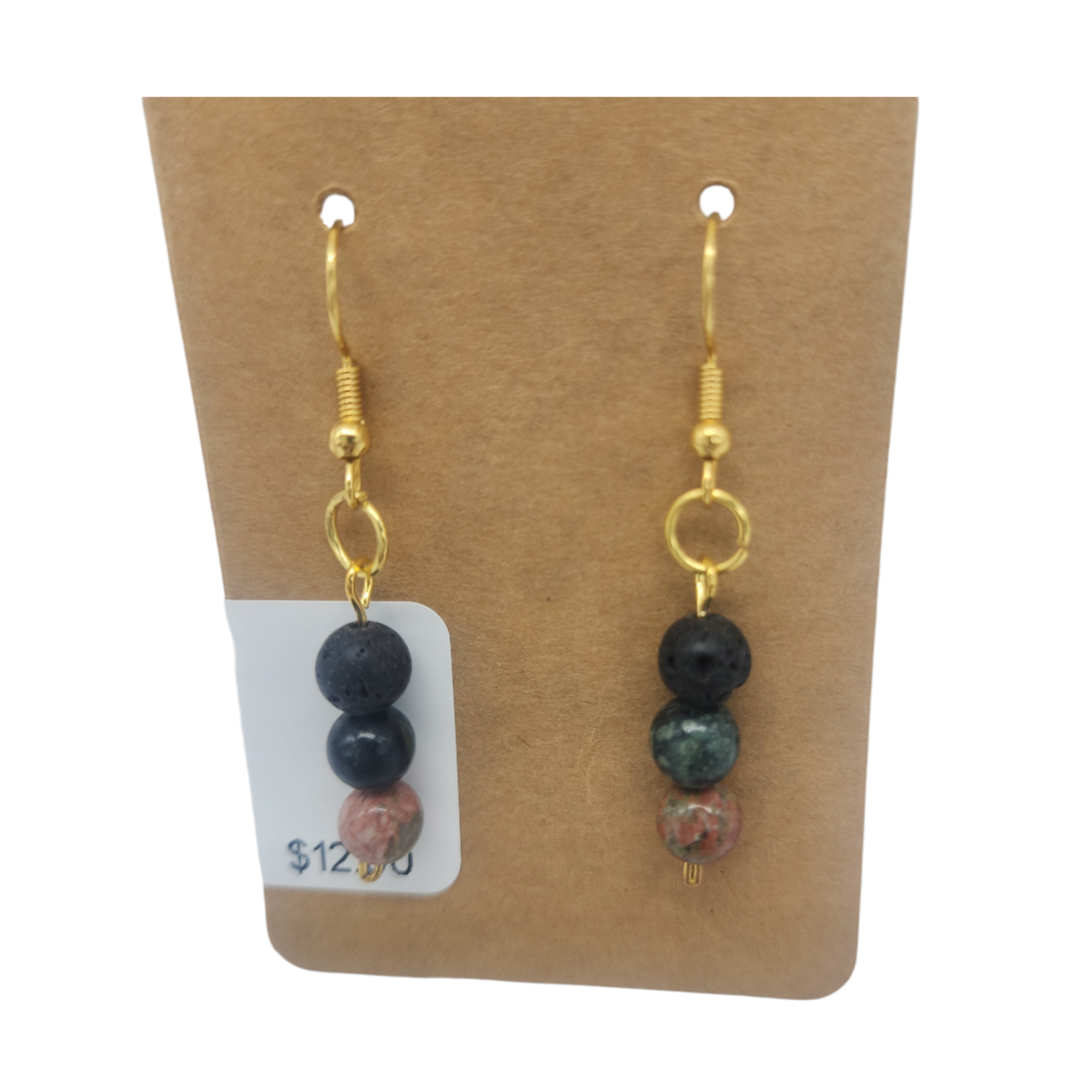 Tarzan Inspired Gemstone Earrings