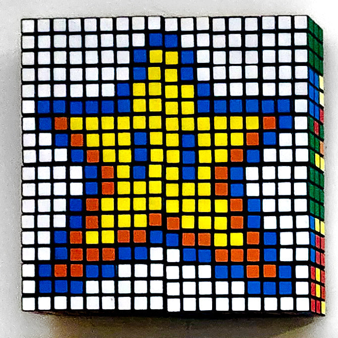 Mario Rubik's Cube Mosaics